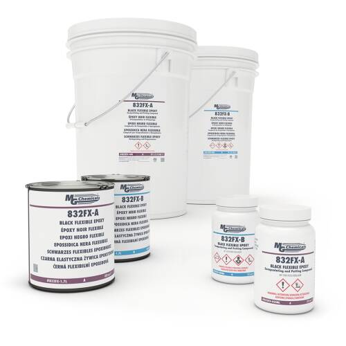 MG Chemicals 832FX – Black Flexible Epoxy Potting & Encapsulating Compound | TeknikExpo - MG CHEMİCALS