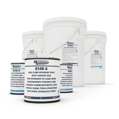 MG Chemicals 834B – Black FR Epoxy Encapsulating & Potting Compound | TeknikExpo - MG CHEMİCALS