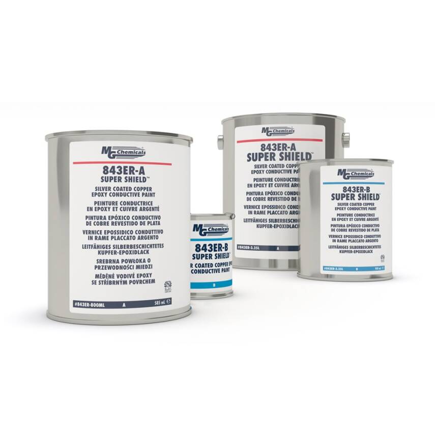 MG Chemicals 843ER – Super Shield Silver Copper Epoxy Conductive Paint | TeknikExpo - 1
