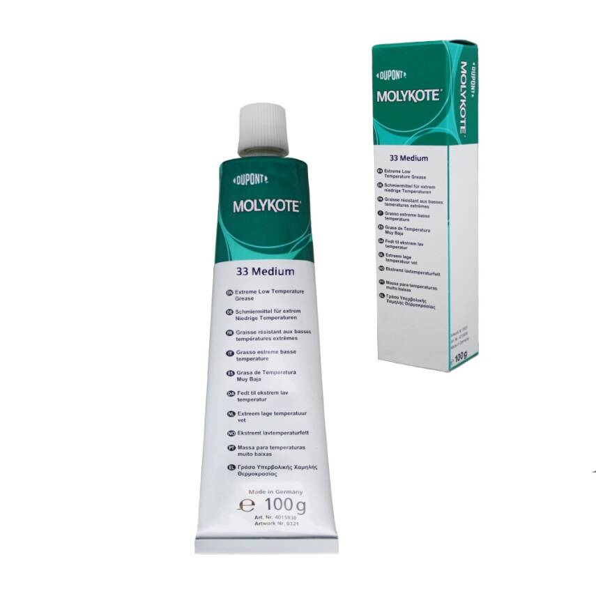 DuPont MOLYKOTE 33 Light – Extreme Low Temperature Silicone Grease | 100 g - 5