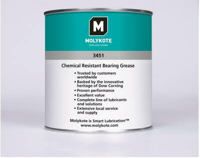 DuPont™ MOLYKOTE® 3451 Chemical Resistant Bearing Grease 1 Kg – PTFE-Fluorosilicone Based - 2