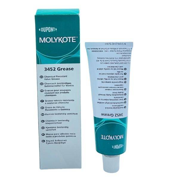 DuPont™ MOLYKOTE® 3452 Chemical Resistant Valve Grease - 100 gr - PTFE Bazlı, Yüksek Performanslı Kimyasal Dayanımlı Gres - 1