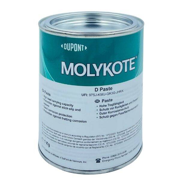 DuPont™ MOLYKOTE® D Paste – High-Pressure Resistant Assembly Paste - 1 Kg - 1