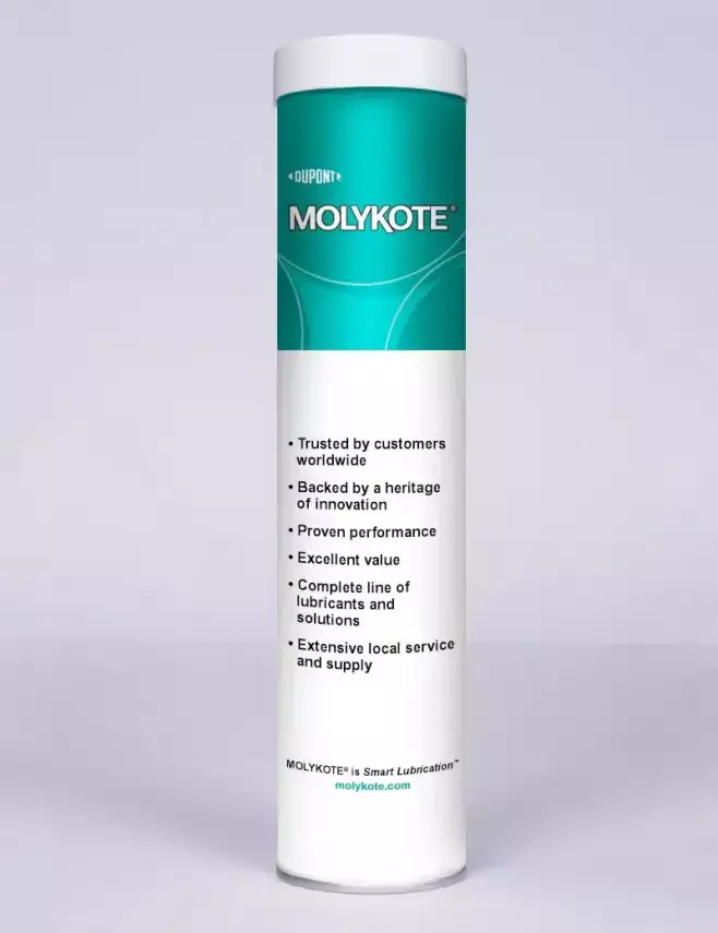 DuPont MOLYKOTE G-4501 FM – Food-Grade Multi-Purpose Synthetic Grease | NSF H1 – 400 g Cartridge - 1