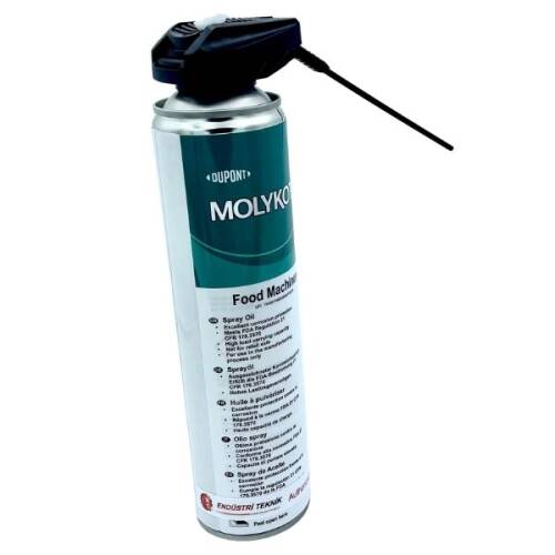 DuPont MOLYKOTE® Food Machinery Oil Spray – NSF H1 Food-Grade Machine Lubricant Spray (400 ml) - 2