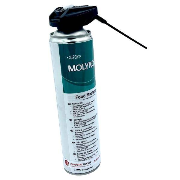 DuPont MOLYKOTE® Food Machinery Oil Spray – NSF H1 Food-Grade Machine Lubricant Spray (400 ml) - 2