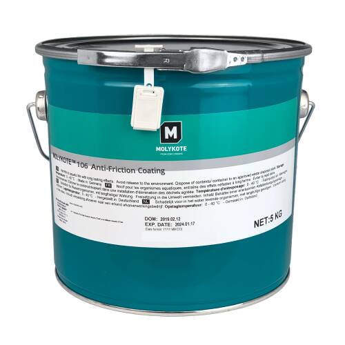 DuPont™ MOLYKOTE® 106 Anti-Friction Coating – 5 KG Katı Yağlayıcı Film, Aşınma Önleyici Kaplama - DuPont™ MOLYKOTE®