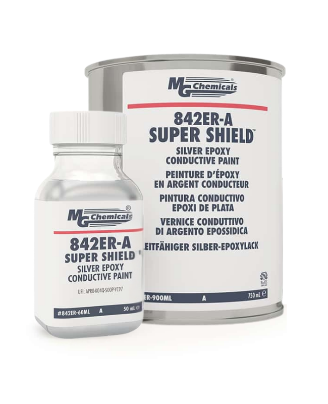 MG Chemicals 842ER – Super Shield Silver Epoxy Conductive Paint | TeknikExpo - 1