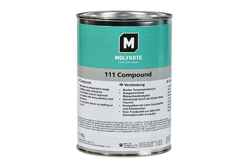 DuPont™ MOLYKOTE® 111 Compound Silikonlu Gres - 1 KG - Yüksek Performanslı Vana ve O-Ring Yağlayıcı - 4