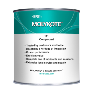DuPont™ MOLYKOTE® 111 Compound Silicone Grease - 1 KG - High-Performance Valve & O-Ring Lubricant - 1