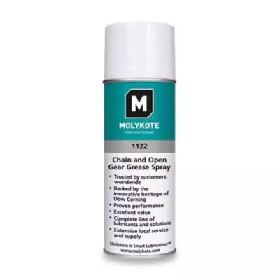 DuPont™ MOLYKOTE® 1122 Zincir Yağı – Endüstriyel Zincirler ve Açık Dişliler İçin Yüksek Performanslı Gres - 400 mL- - 2