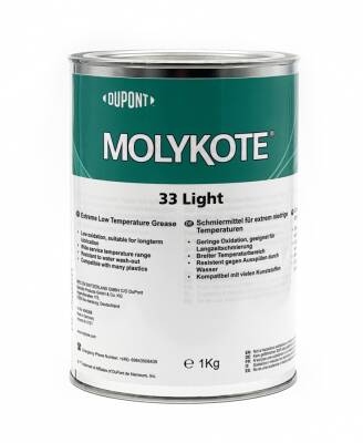 DuPont™ MOLYKOTE® 33 Light Grease – High-Performance Silicone Lubricant for Low Temperatures – 1 KG - DuPont™ MOLYKOTE®