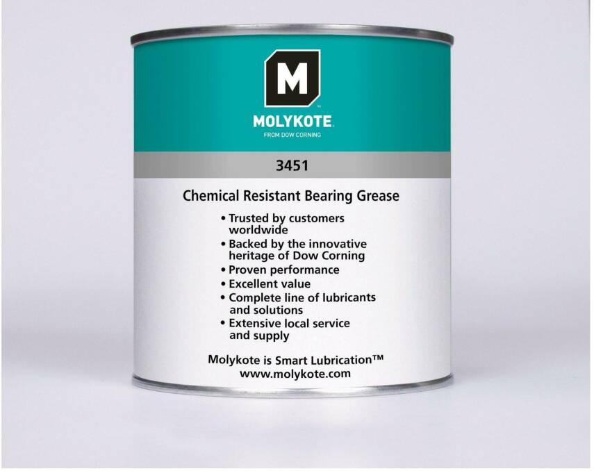 DuPont™ MOLYKOTE® 3451 Rulman Gresi 1Kg | Kimyasala Dayanıklı, PTFE Katkılı - 2