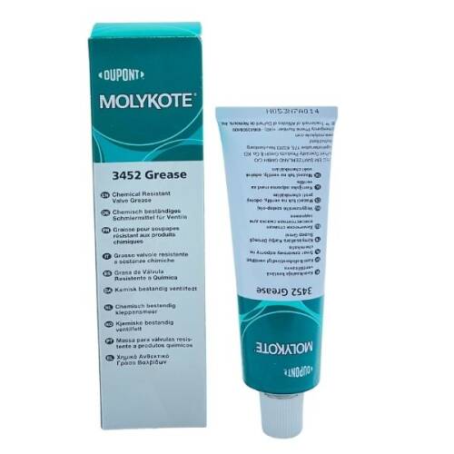 DuPont MOLYKOTE 3452 Chemical Resistant Valve Grease 100 g | PTFE-Based High-Performance Grease - DuPont™ MOLYKOTE®