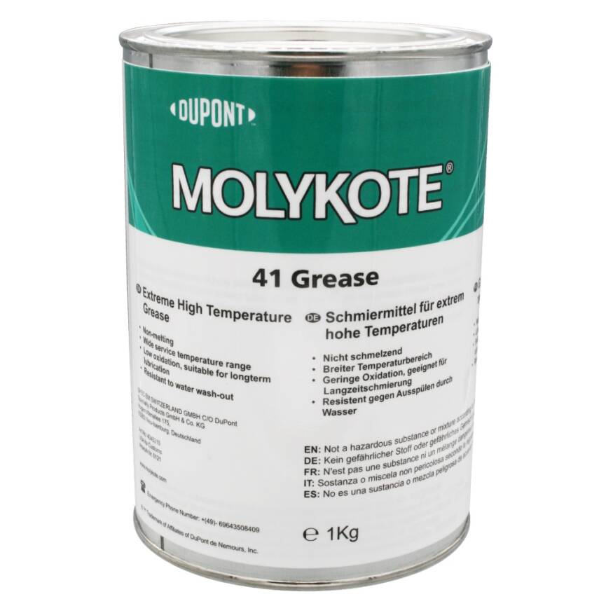 DuPont MOLYKOTE 41 Extreme High Temperature Grease | Synthetic High-Temp Grease – 1 KG - 1