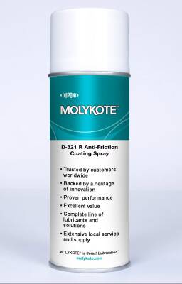 DuPont™ MOLYKOTE® D-321 R Anti-Friction Coating Sprey (400 ml) – Kuru Film Yağlayıcı Sprey - 1