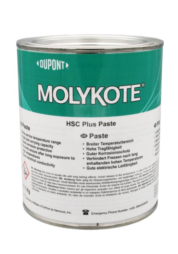 DuPont™ MOLYKOTE® HSC Plus Paste – Yüksek Sıcaklık ve Korozyona Dayanıklı Montaj Pastası - 1 Kg - - 1