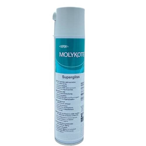 DuPont™ MOLYKOTE® Supergliss Spray – Kuru Film Bırakan Kaydırıcı Yüzey Spreyi - 400 mL - - DuPont™ MOLYKOTE®