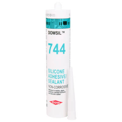 DOWSIL 744 Beyaz RTV Silikon Mastik | Esnek Sızdırmazlık – 310 mL - 1